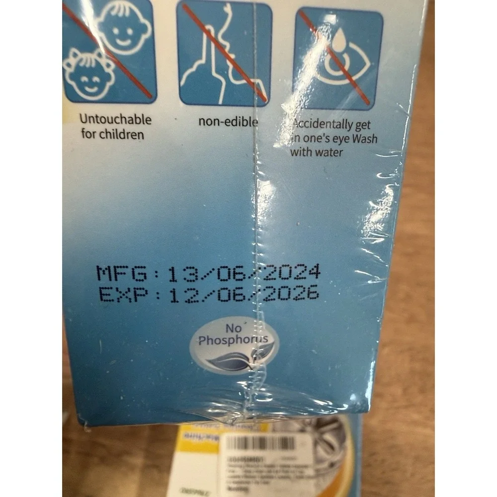 ZIBASRO Washing Machine Cleaning Tablets 5 boxes of 12 Packs  60 tablets total